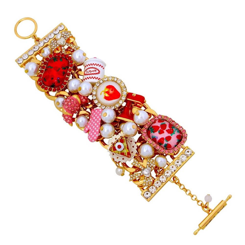 New Betsey Johnson Sweets Statement Bracelet
